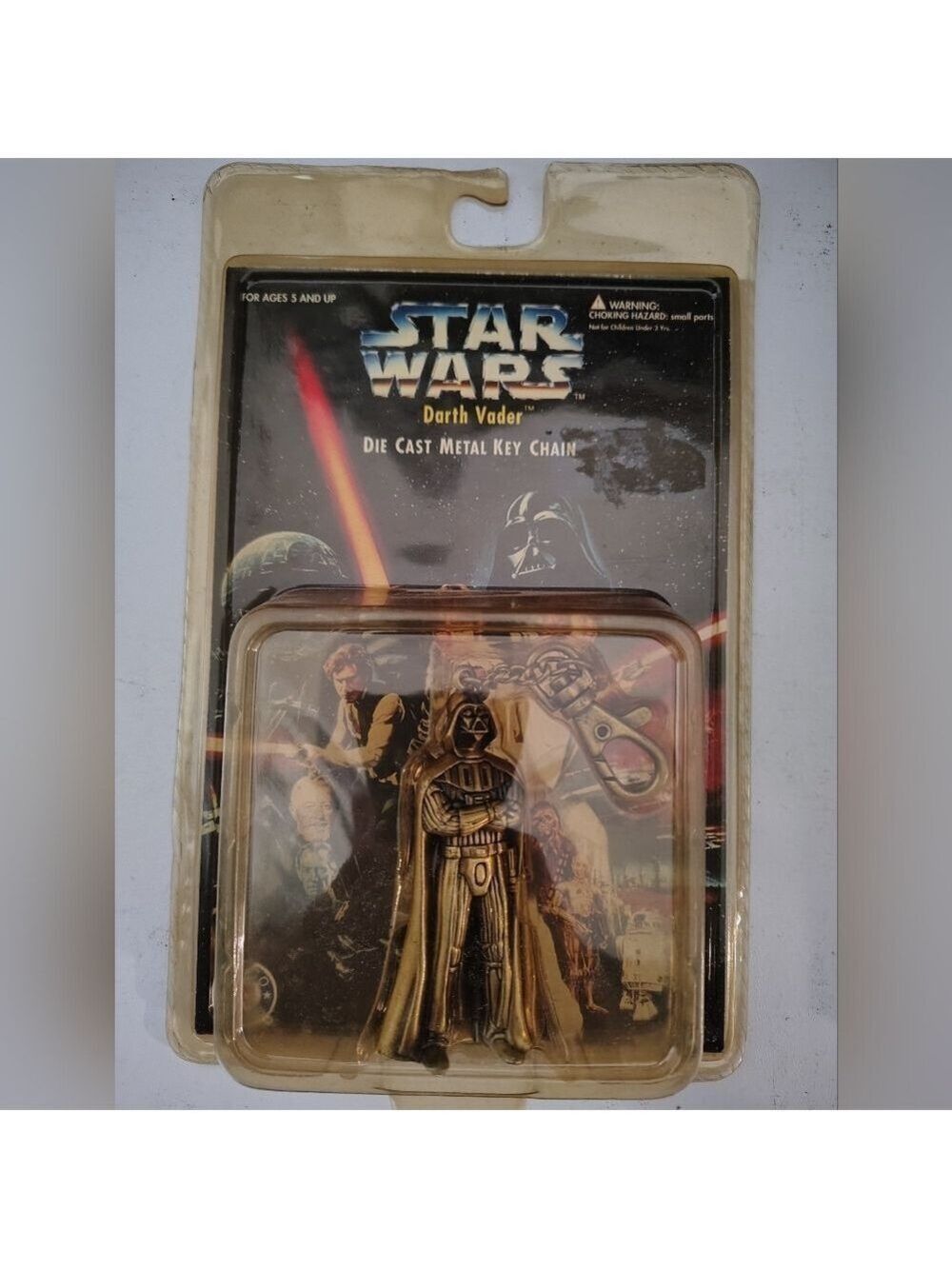 1996 Placo Toys Star Wars Darth Vader Die Cast Metal Key Chain
